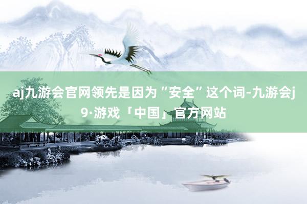 aj九游会官网领先是因为“安全”这个词-九游会j9·游戏「中国」官方网站