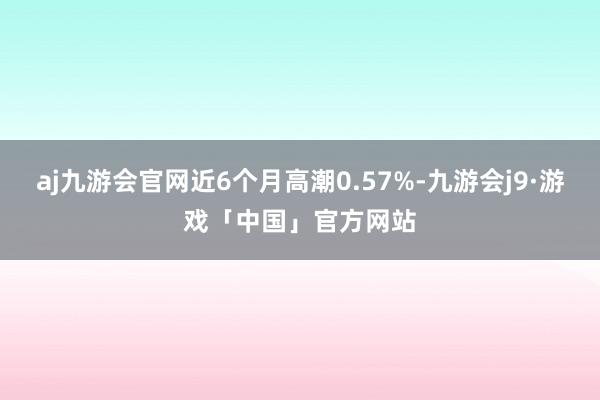 aj九游会官网近6个月高潮0.57%-九游会j9·游戏「中国」官方网站